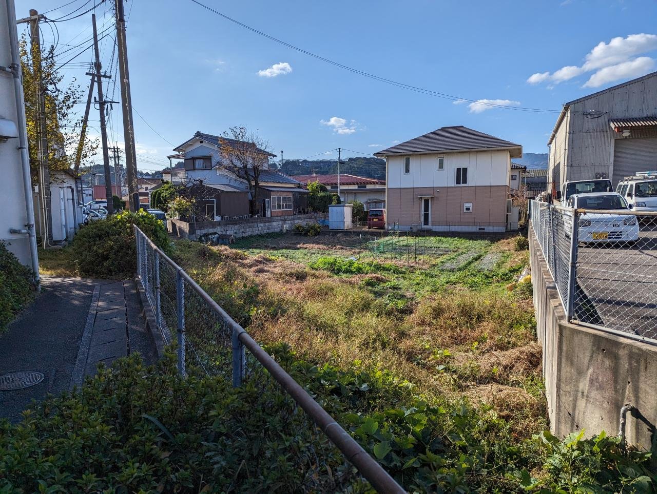 富岡　東側から