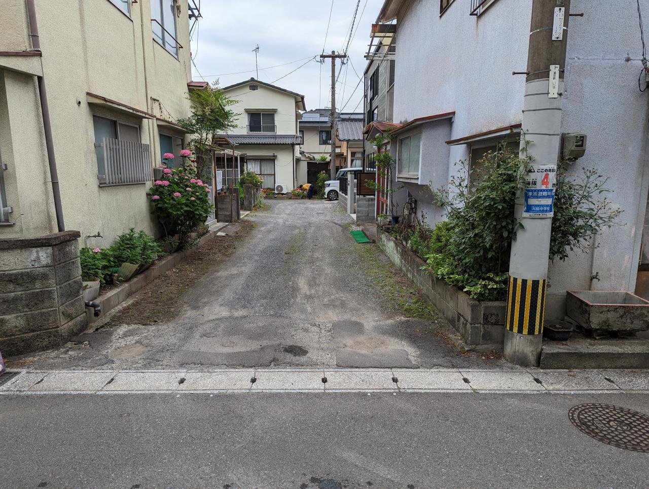 別府朝見　進入路